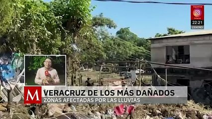 Veracruz entre los estados más afectados por lluvias e inundaciones con 15 muertos