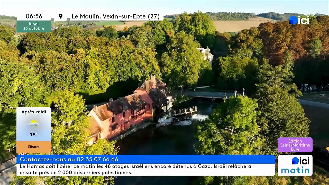 13/10/2025 - ici matin par ici Normandie (Seine-Maritime - Eure) en vidéo