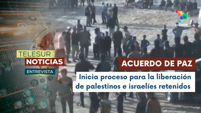Inicia proceso de la Liberación de retenidos palestinos e israelies
