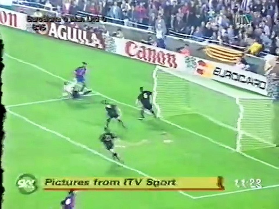 Barcelona v Manchester Utd Champions League 02-11-1994