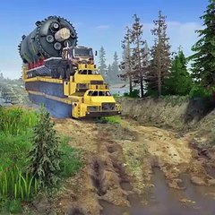 The SHOCKING Truth About Transporting Heavy Loads on COLLAPSED Roads