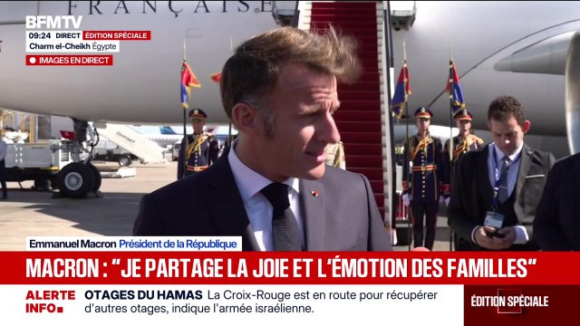 Sommet de la paix en Égypte: La priorité, c'est évidemment la reprise des opérations humanitaires à Gaza , explique Emmanuel Macron