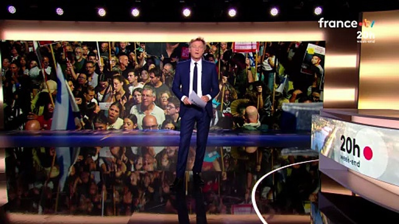 Le duplex d'un journaliste du "20h" de Laurent Delahousse interrompu en direct après l'intrusion d'une habitante de Tel Aviv