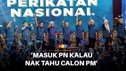 ‘Masuk PN kalau nak tahu calon PM’ Hamzah beritahu wakil DAP