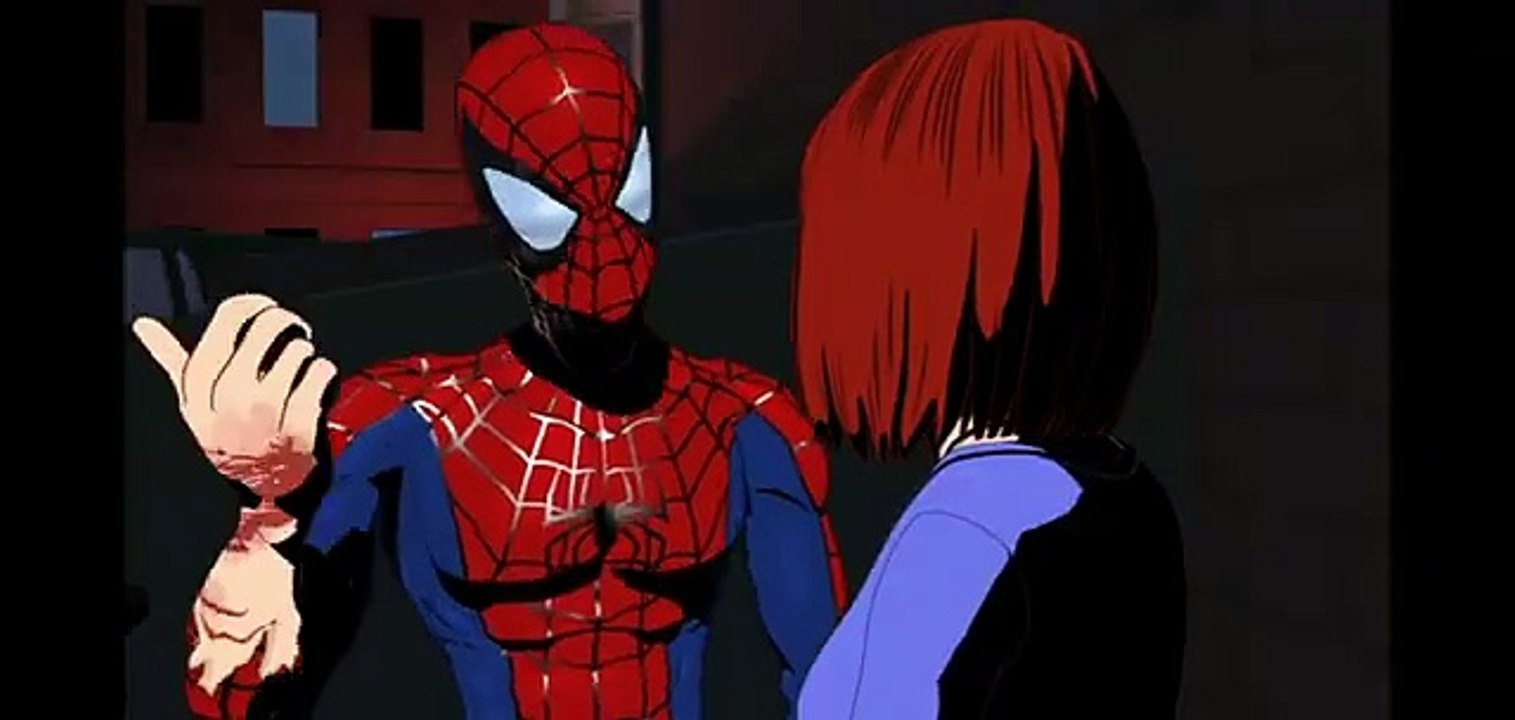 Spider-Man - Mary Jane Kisses Spider-Man (S1E2)  Movieclips
