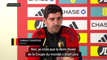 Belgique - Courtois : "La demi-finale de la Coupe du monde face aux Bleus, c‘était pire que 2016"