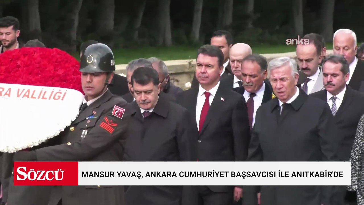 Mansur Yavaş, Ankara Cumhuriyet Başsavcısı ile Anıtkabir'de