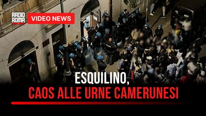 Esquilino, caos alle urne camerunesi
