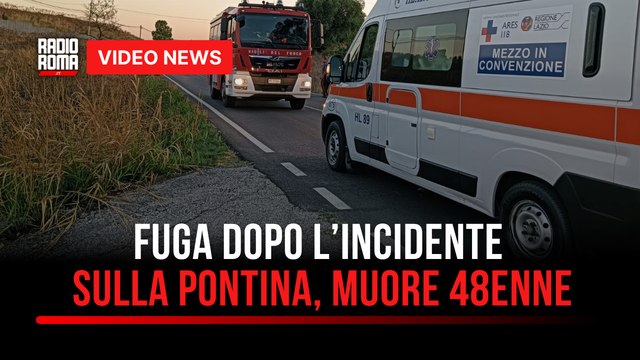 Fuga dopo l’incidente sulla Pontina, muore 48enne