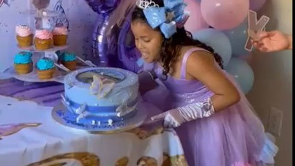 Woman pushes little girl’s face into cake during her birthday party