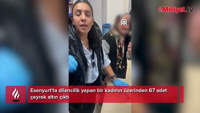 Yer: Esenyurt! Ekipler şoke oldu: Yaşlı dilencinin üzerinden servet çıktı