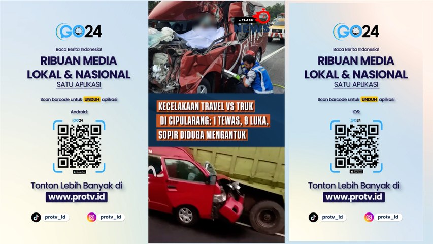 Kecelakaan Travel vs Truk di Cipularang: 1 Tewas, 9 Luka, Sopir Diduga Mengantuk