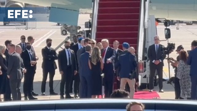 Trump llega a Israel coincidiendo con la liberación por Hamas de todos los rehenes vivos