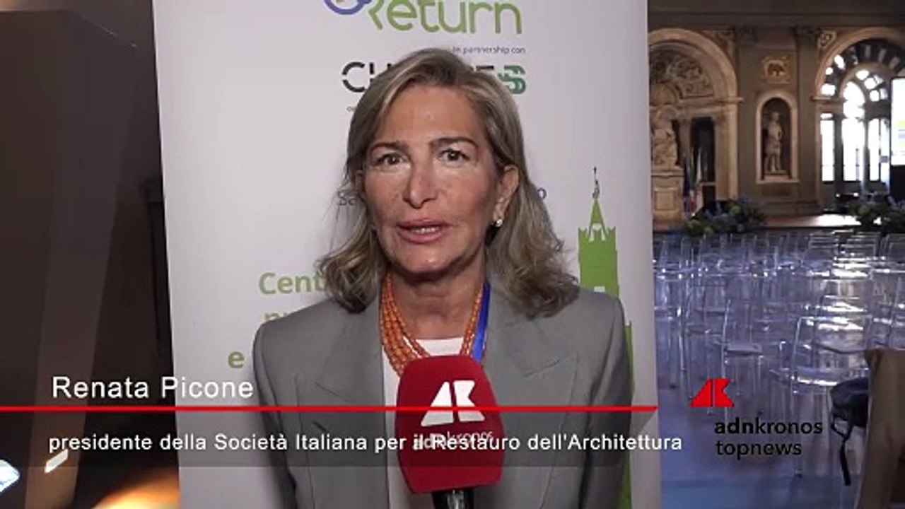 Picone (Presidente della Società Italiana per il Restauro dell'Architettura): "Il valore aggiunto della collaborazione tra Fondazione RETURN e Fondazione Changes"