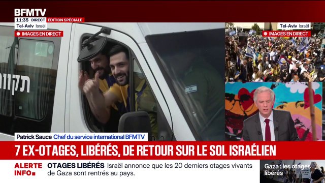 Les premières images de Ziv Berman et Gali Berman libérés ce matin par le Hamas