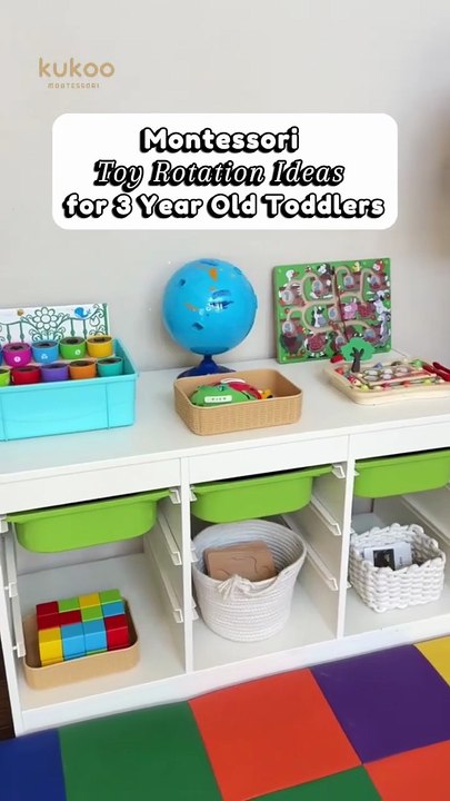 Montessori Toy Rotation Ideas for 3 Year Old Toddlers