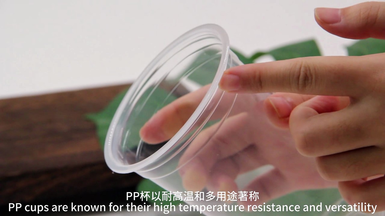 Disposable PP Cup Close-Up