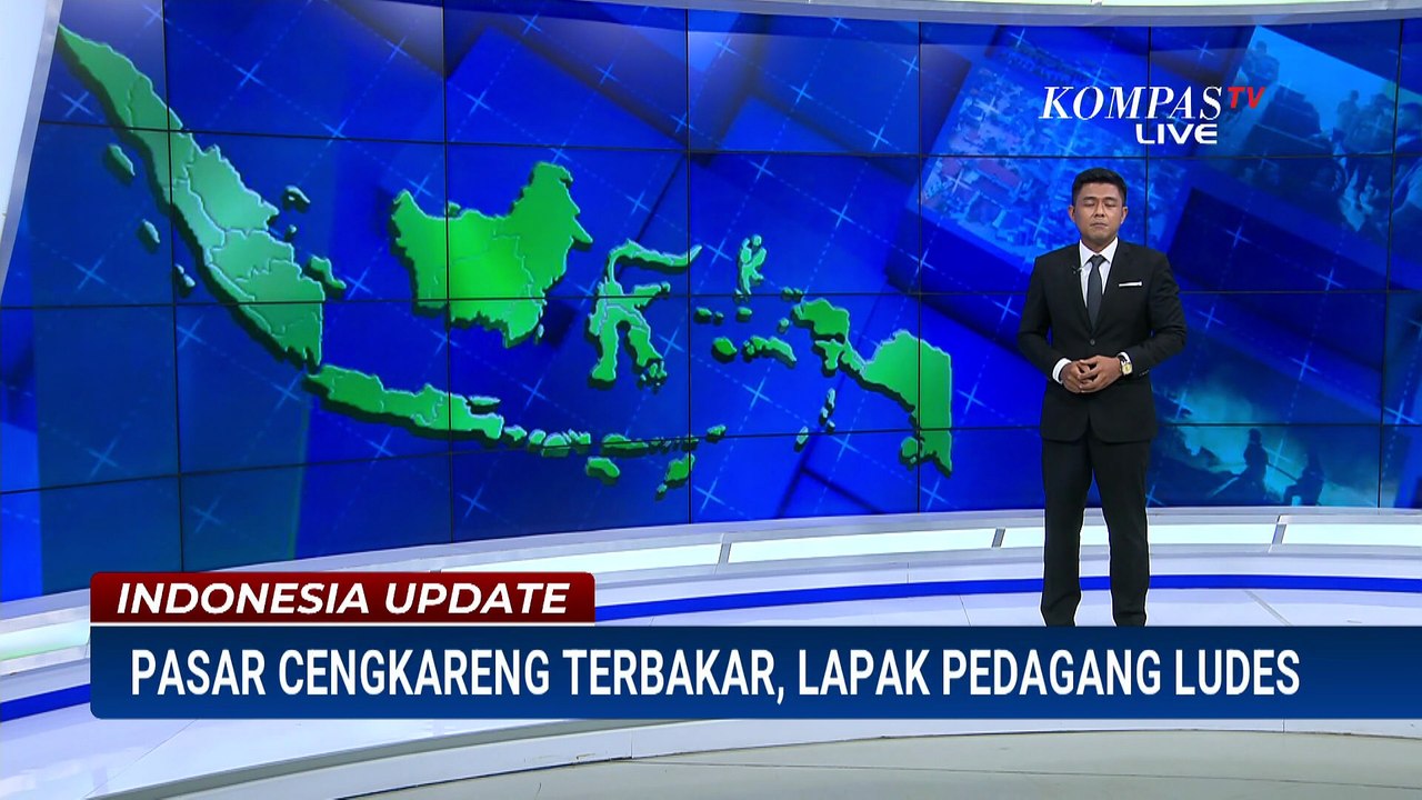 Kebakaran Pasar Cengkareng, 3 Lapak Pedagang Hangus Terbakar | INDO UPDATE