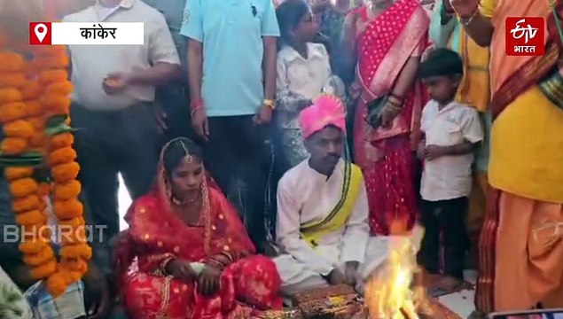 बंदूक वाले हाथों में लगी मेहंदी, थाने में आत्मसमर्पित नक्सली जोड़े की शादी, गांव बना गवाह