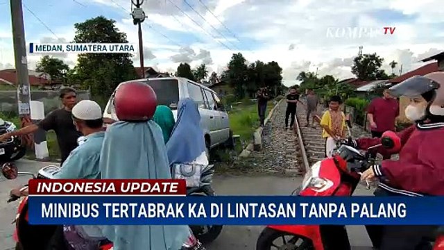 Mobil Tertabrak Kereta di Medan, Perlintasan Tanpa Palang Sebabkan 3 Kecelakaan Sebulan |INDO UPDATE