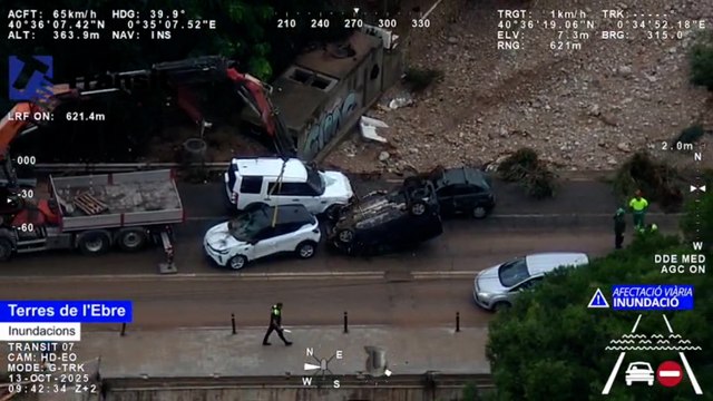 Clases suspendidas, carreteras cortadas... La dana castiga a Tarragona