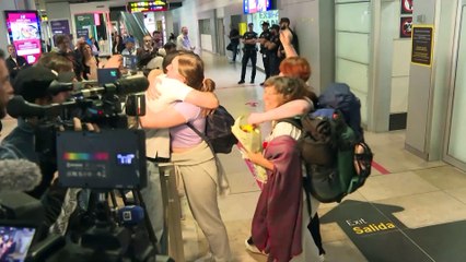 Reyes Rigo y otros cinco miembros de la segunda flotilla a Gaza ya están en España