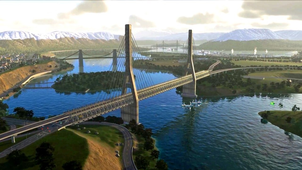 Cities: Skylines 2 bekommt Ende Oktober endlich schönere Brücken und Häfen
