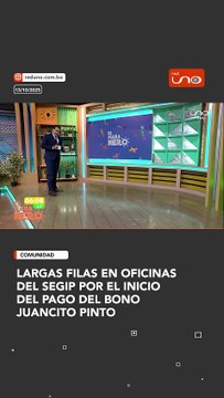 Largas filas en oficinas del SEGIP por el inicio del pago del Bono Juancito Pinto