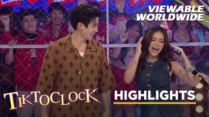 TiktoClock: Mika Salamanca at Brent Manalo, give na give sa larong 'Eba at Adan!'