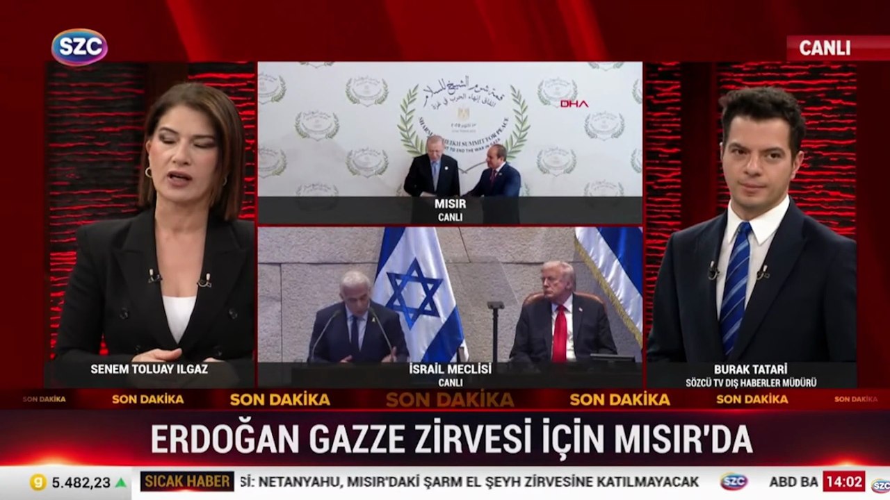 Cumhurbaşkanı Erdoğan, "Şarm el-Şeyh Barış Zirvesi"ne katılıyor