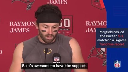 Baker Mayfield quizzed on MVP hype: 'We're just getting started'
