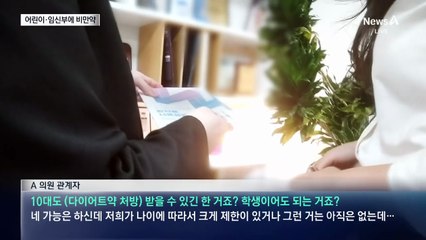 어린이·임신부에도 비만약 처방…투약기준 무용지물