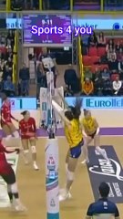 FIVB (Asia): Women's Volleyball Serie A is back - Zhu Ting 🇨🇳 Video #sports #woman vollyball #hocky #rugbyleague #handball
