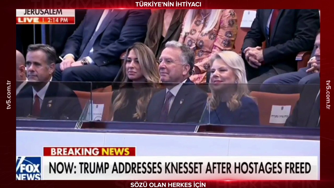 İsrail Parlamentosu'nda Trump'a protesto