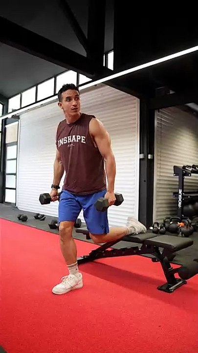 How to Bulgarian split squat !! 😱