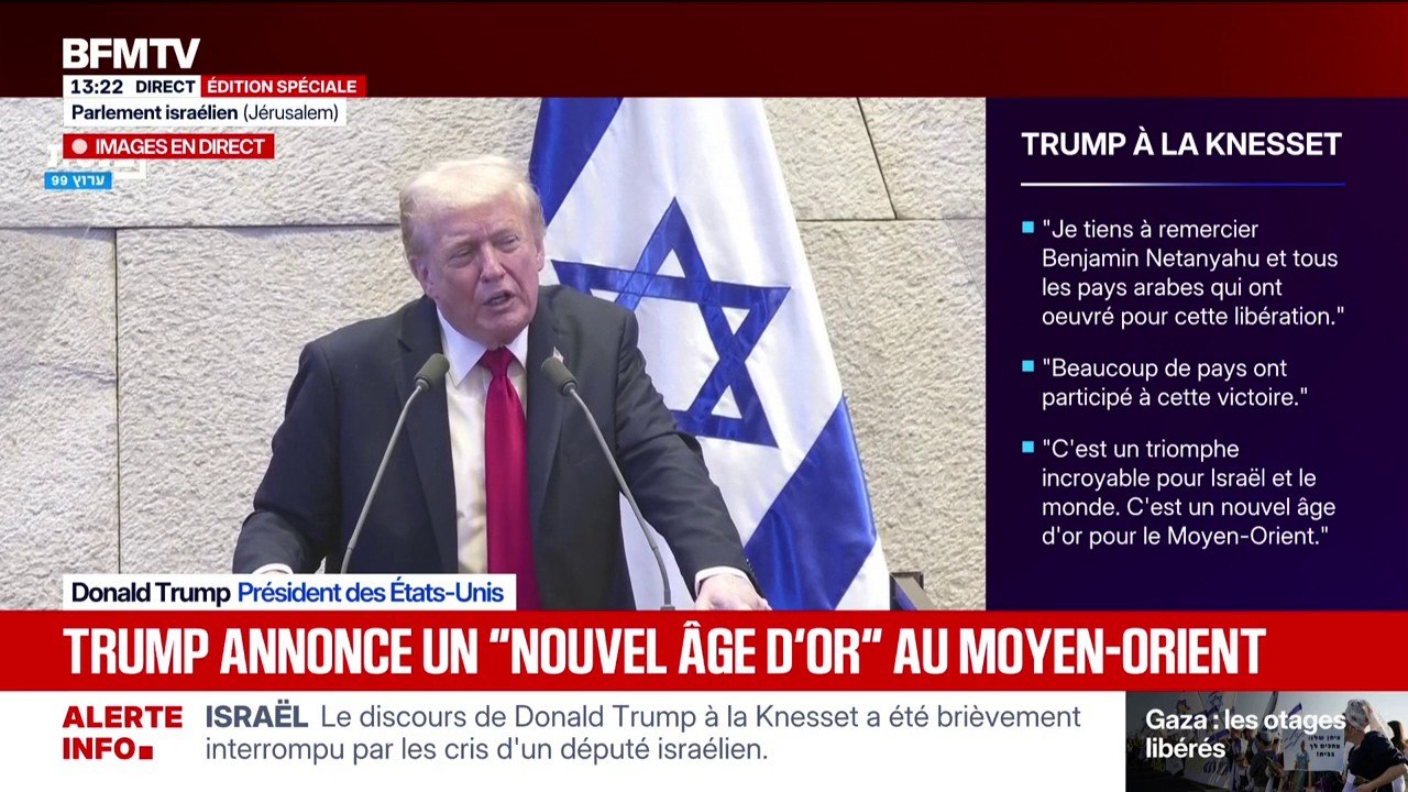 Donald Trump renomme dans son discours les accords d'Abraham par les accords "d'Alpha-ham", pour mettre en avant des "personnes de premier plan"
