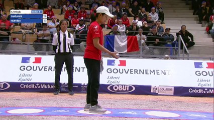 Championnats du Monde féminins de pétanque 2025 - Tir de précision - Demi-finales