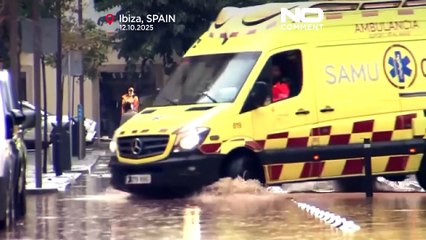 Burza Alice powoduje powodzie i chaos komunikacyjny we wschodniej Hiszpanii i na Balearach