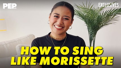 Morrisette shares singing techniques and how she takes care of her voice | PEP Exclusives