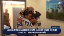 La conmovedora alegría de las familias de los rehenes israelíes liberados por Hamás