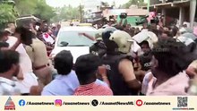 ​'ഗോ ബാക്ക്'; പൊതുപരിപാടിയിൽ പങ്കെടുക്കാനെത്തിയ രാഹുലിനെ തടഞ്ഞ് ഡിവൈഎഫ്ഐ