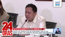 Zaldy Co, ipapa-cite in contempt ng ICI sa Korte kung 'di sumipot bukas para maaresto | 24 Oras