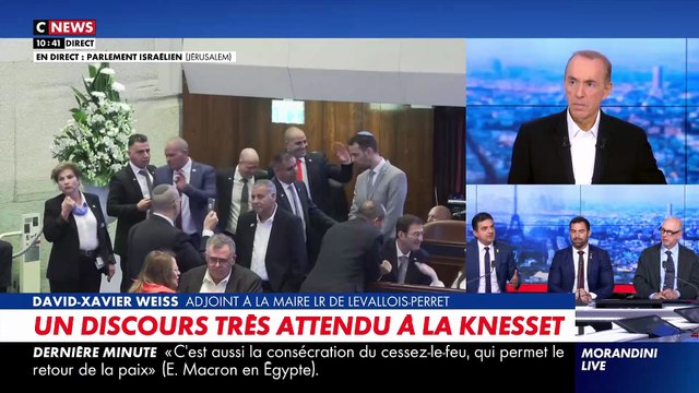 Israël - David-Xavier Weiss en larmes dans « Morandini Live » après la libération des otages israéliens par le Hamas