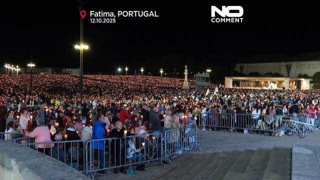 Migliaia di persone al Santuario di Fatima per l'ultima pellegrinaggio dell'anno