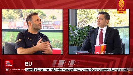 Buruk: Icardi sözleşmesi ekimde konuşulmaz, amaç Galatasaray'ı karıştırmak