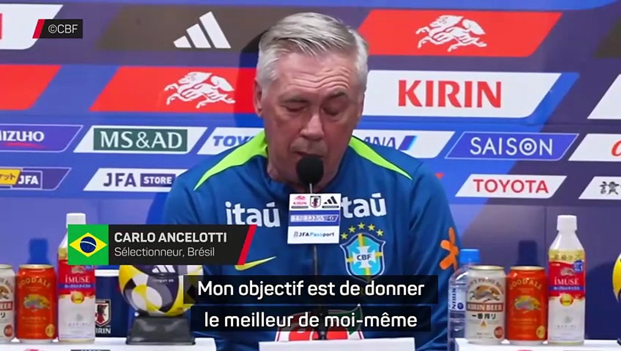 Ancelotti affiche ses ambitions et veut "essayer de remporter la Coupe du monde"