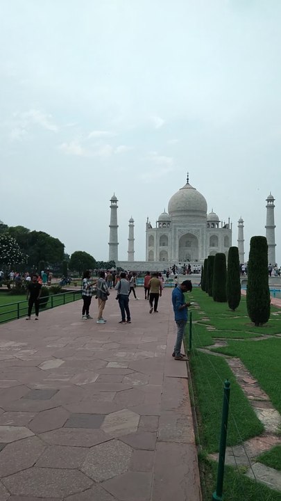 The Taj Mahal, Located in Agra, Uttar Pradesh, India