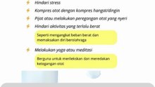 beberapa tips efektif untuk meredakan nyeri otot