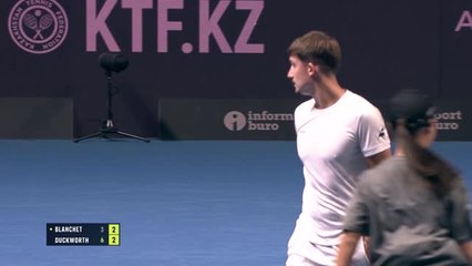 Almaty - Blanchet sorti par Duckworth au premier tour