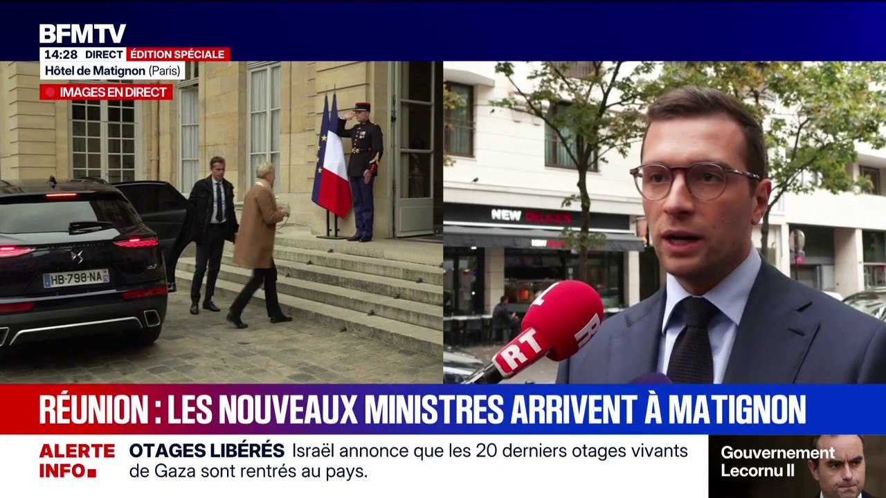 Jordan Bardella (RN): "Il n'y a que deux partis qui sont très clairs aujourd'hui, et ça me fait mal de le dire, mais c'est La France insoumise et nous"